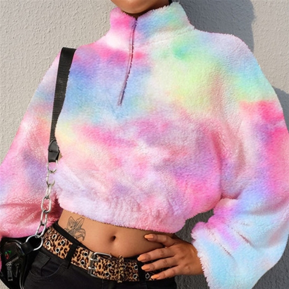 Last one! - Unicorn Crop Top Extra Soft Sweater - Picture 8 of 8